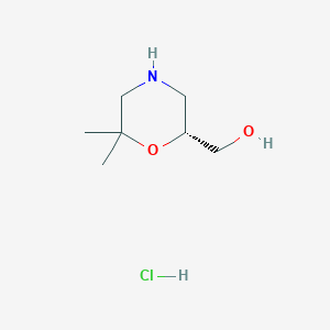 (R)-(6,6-Dimethylmorpholin-2-yl)methanol HCl