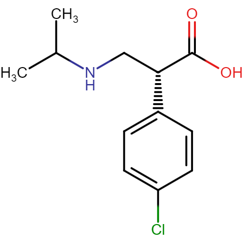 (R)-2-(4-chlorophenyl)-3-(isopropylamino)propanoic acid