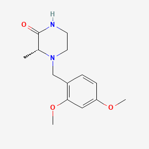 (R)-4-(2,4-Dimethoxybenzyl)-3-methylpiperazin-2-one