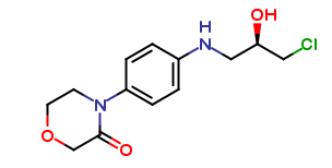 (R)-4-(4-((3-chloro-2-hydroxypropyl)amino)phenyl)morpholin-3-one