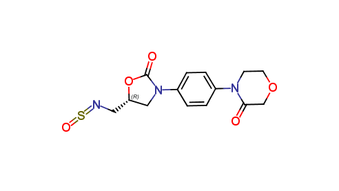(R)-4-(4-(2-oxo-5-(((oxo-l4-sulfaneylidene)amino)methyl)oxazolidin-3-yl)phenyl)morpholin-3-one