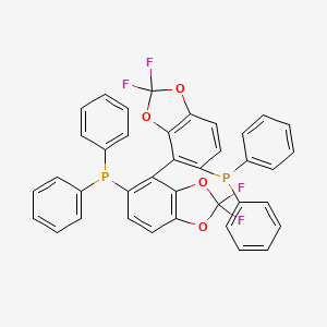 (R)-5,5'-Bis(diphenylphosphino)-2,2,2',2'-tetrafluoro-4,4'-bi-1,3-benzodioxole [(R)-Difluorphos]