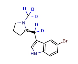 (R)-5-Bromo-3-(N-methylpyrrolidin-2-ylmethyl-d5)-1H-indole