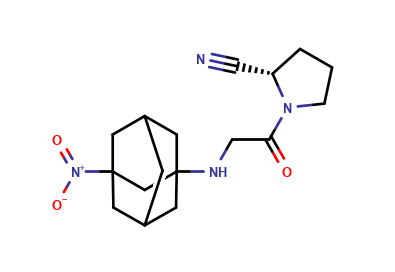 (S)-1-[2-(3-nitroadamantan-1-ylamino) acetyl]pyrrolidine-2-carbonitrile