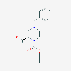 (S)-1-Boc-4-benzylpiperazine-2-carbaldehyde