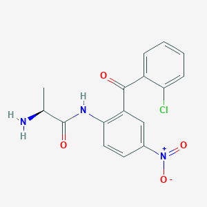 (S)-2-Amino-N-(2-(2-chlorobenzoyl)-4-nitrophenyl)propanamide