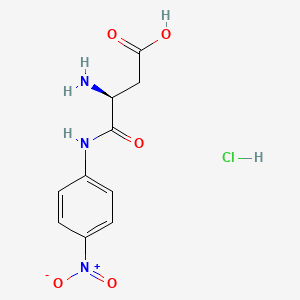 (S)-3-Amino-4-((4-nitrophenyl)amino)-4-oxobutanoic acid hydrochloride