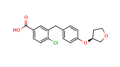 (S)-4-chloro-3-(4-((tetrahydrofuran-3-yl)oxy)benzyl)benzoic acid