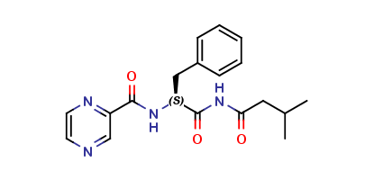 (S)-N-(1-(3-methylbutanamido)-1-oxo-3-phenylpropan-2-yl)pyrazine-2-carboxamide