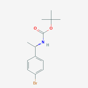 (S)-N-Boc-1-(4-bromophenyl)ethylamine