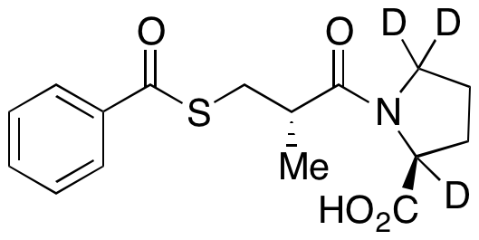 (S)-S-Benzoylcaptopril-d3