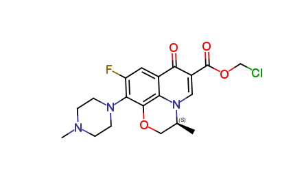 (S)-chloromethyl 9-fluoro-3-methyl-10-(4-methylpiperazin-1-yl)-7-oxo-3,7-dihydro-2H-[1,4]oxazino[2,3