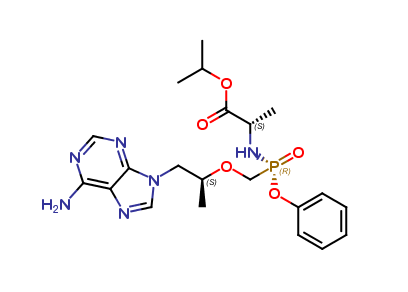 (S)-isopropyl 2-(((R)-((((S)-1-(6-amino-9H-purin-9-yl)propan-2-yl)oxy)methyl)(phenoxy)phosphoryl)amino)propanoate