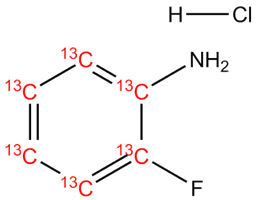 [U-Ring-13C6]-2-Fluoroaniline hydrochloride