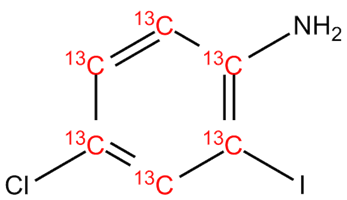 [U-Ring-13C6]-4-Chloro-2-iodoaniline