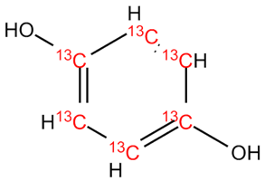 [U-Ring-13C6]-Hydroquinone