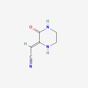 (Z)-2-(3-oxopiperazin-2-ylidene)acetonitrile