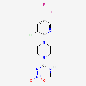 (Z)-4-(3-chloro-5-(trifluoromethyl)pyridin-2-yl)-N-methyl-N'-nitropiperazine-1-carboximidamide