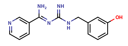 (Z)-N'-(N-(3-hydroxybenzyl)carbamimidoyl)nicotinimidamide