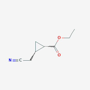 ethyl (1S,2S)-rel-2-(cyanomethyl)cyclopropane-1-carboxylate