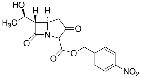p-Nitrobenzyl 6-(1'-Hydroxyethyl)-azabicyclo(3.2.0)heptane-3,7-dione-2-carboxylate