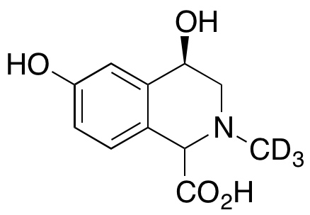 rac-(4R)-4,6-Dihydroxy-2-methyl-1,2,3,4-tetrahydroisoquinoline-1-carboxylic Acid-D3 (Impurity)