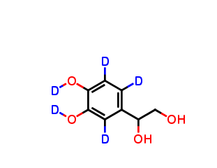 rac 3,4-Dihydroxyphenylethylene Glycol-d5