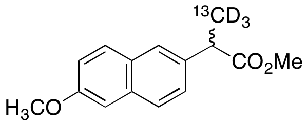 rac-Naproxen Methyl Ester-13C,d3