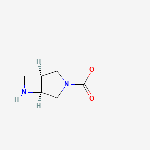 tert-butyl (1S,5S)-3,6-diazabicyclo[3.2.0]heptane-3-carboxylate