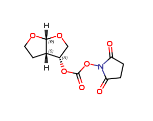 1-({[(3R,3aS,6aR)-hexahydrofuro[2,3-b]furan-3-yloxy]carbonyl}oxy)pyrrolidine-2,5-dione