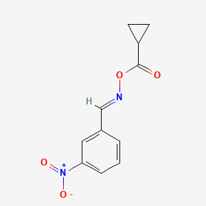 1-({[(cyclopropylcarbonyl)oxy]imino}methyl)-3-nitrobenzene