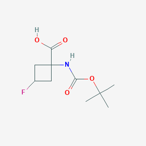 1-{[(tert-butoxy)carbonyl]amino}-3-fluorocyclobutane-1-carboxylic acid