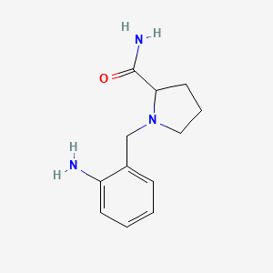 1-[(2-Aminophenyl)methyl]pyrrolidine-2-carboxamide