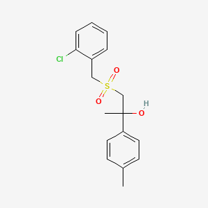 1-[(2-chlorobenzyl)sulfonyl]-2-(4-methylphenyl)-2-propanol
