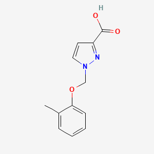 1-[(2-methylphenoxy)methyl]-1H-pyrazole-3-carboxylic acid