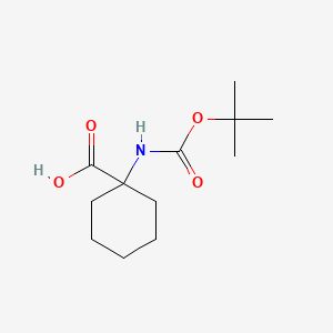1-[(2-methylpropan-2-yl)oxycarbonylamino]cyclohexane-1-carboxylic acid