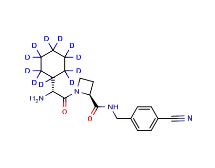 1-((2R)-2-Amino-2-cyclohexylacetyl)-N-(4'-cyanobenzyl)-2-L-azetidinecarboxamide D11