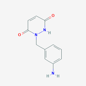 1-[(3-Aminophenyl)methyl]-1,2,3,6-tetrahydropyridazine-3,6-dione