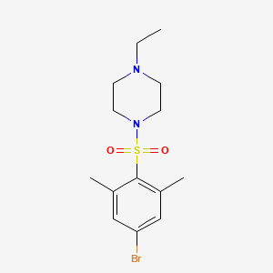 1-((4-Bromo-2,6-dimethylphenyl)sulfonyl)-4-ethylpiperazine