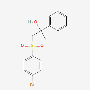 1-[(4-bromophenyl)sulfonyl]-2-phenyl-2-propanol