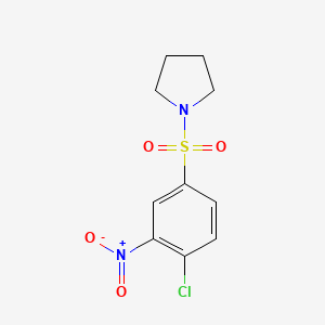 1-[(4-chloro-3-nitrophenyl)sulfonyl]pyrrolidine