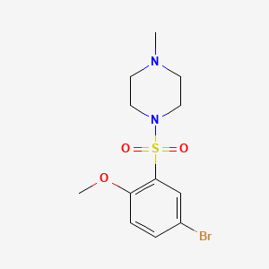 1-((5-Bromo-2-methoxyphenyl)sulfonyl)-4-methylpiperazine