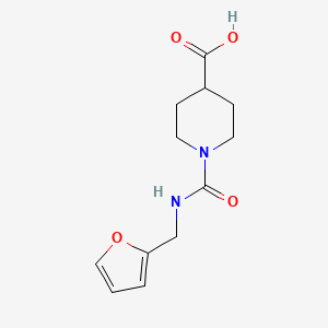 1-[(Furan-2-ylmethyl)carbamoyl]piperidine-4-carboxylic acid