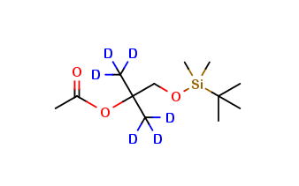 1-[(tert-Butyldimethylsilyl)oxy]-2-methyl-2-acetoxypropanol D6