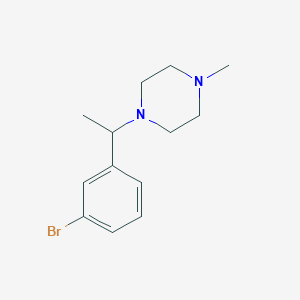 1-(1-(3-Bromophenyl)ethyl)-4-methylpiperazine