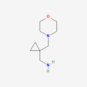1-[1-(4-Morpholinylmethyl)cyclopropyl]methanamine