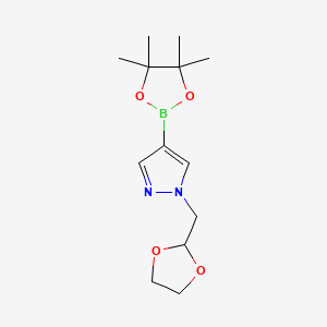 1-[1,3]Dioxolan-2-ylmethyl-1H-pyrazole-4-boronic acid,pinacol ester