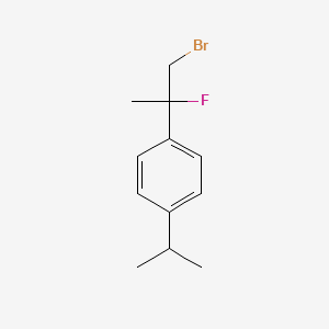 1-(1-Bromo-2-fluoropropan-2-yl)-4-isopropylbenzene