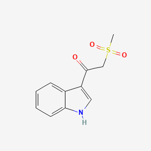 1-(1H-Indol-3-yl)-2-(methylsulfonyl)-1-ethanone