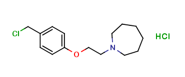 1-(2-(4-(Chloromethyl)phenoxy)ethyl)azepane hydrochloride